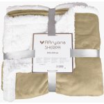 Aaryans deka s beránkem Sherpa béžová 200x220 – Zboží Mobilmania