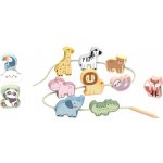 Tooky Toys Šněrovací zvířátka pastelová – Zboží Dáma