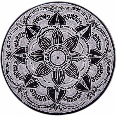 Nefertitis Stojánek z mastku na vonné tyčinky Mandala 10,5 cm 10,5 cm – Hledejceny.cz