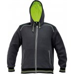 Cerva Knoxfield mikina klokanka antracit/žlutá – Zboží Mobilmania