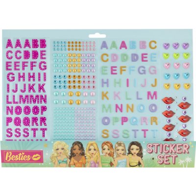 Grafix Besties samolepky 100 ks – Zboží Dáma