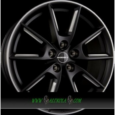BORBET LX 8x19 5x114,3 ET50 black matt silver spoke rim – Sleviste.cz