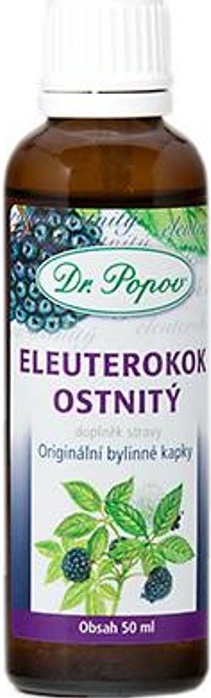 Dr.Popov Eleuterokok ostnitý Orig.bylin.kapky 50 ml