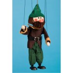 Mašek umělecká výroba Loutka dřevěná Loupežník 20 cm – Sleviste.cz