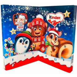 Kinder Ferrero Christmas Santa Tisch-Adventskalender 127g