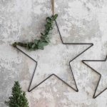 Garden Trading Dekorativní závěsná hvězda Farringdon 60cm šedá barva kov – Hledejceny.cz