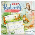 NOTIQUE Rodinný plánovací Zvieratká / Nástěnný / 30 × 30 cm 2027 – Hledejceny.cz