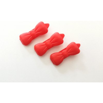 Show Tech Plastová mašlička 3,5 cm červená – Zboží Dáma