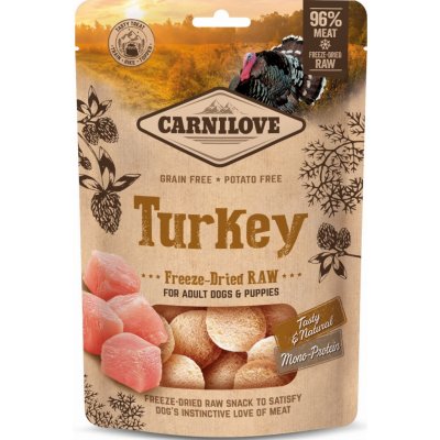 Carnilove Raw Freeze Dried Snacks Turkey 60 g – Zboží Dáma