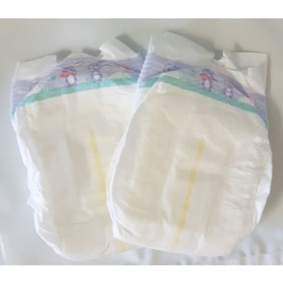 NAPPY New born 2-5 kg 2 ks – Zboží Mobilmania