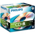 Philips CD-R 80 Audio, Jewel Case, 10ks (CR7A0NJ10/00) – Zbozi.Blesk.cz