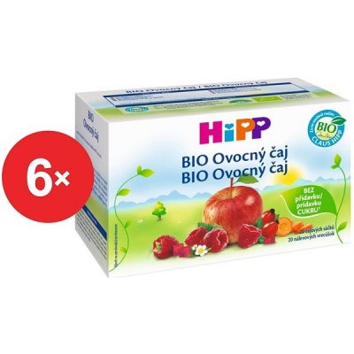 HiPP BIO Ovocný čaj 6 × 40 g – Zbozi.Blesk.cz