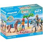PLAYMOBIL 71470 Výlet na pláž s Amelií a Benem na koni – Zboží Živě