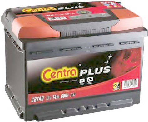 Centra Plus 12V 74Ah 680A CB740
