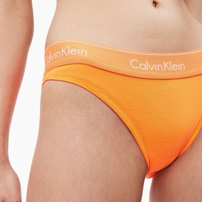 Calvin Klein Kalhotky QF1671E6TQ oranžová – Zboží Mobilmania