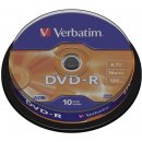 Verbatim DVD-R 4,7GB 16x, AZO, cakebox, 10ks (43523)