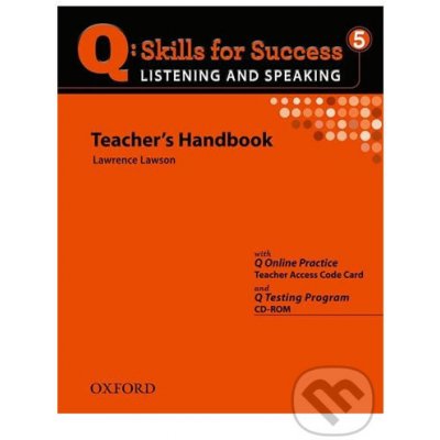 Q: Skills for Success Listening a Speaking 5 Advanced Teacher´s Book with Testing Program CD-ROM – Zboží Mobilmania