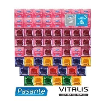 Pasante a Vitalis Premium Balíček extra tenkých kondomů 61 kondomů