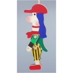 Mašek umělecká výroba Loutka dřevěná plošná Vodník 15 cm – Zboží Dáma