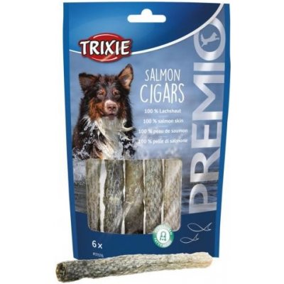 Trixie Premio Salmon Cigars 100% lososí kůže 6 x 70 g – Zboží Mobilmania