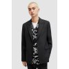 Pánské sako AllSaints Dima Blazer s příměsí vlny černá MJ201Z