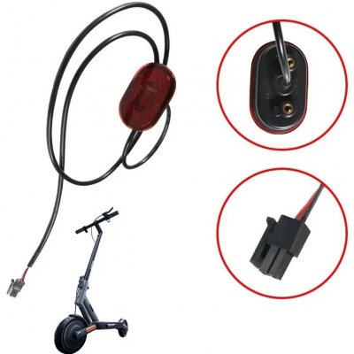 Xiaomi Electric Scooter 4 Ultra EU LED červené zadní brzdové světlo – Zboží Mobilmania