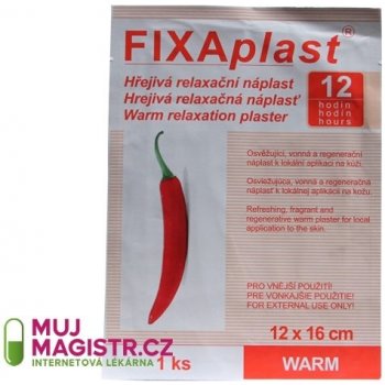 Fixaplast warm Náplast hřejivá 12 x 16 cm 1 ks
