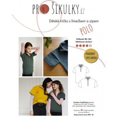 Dětské tričko POLO | 80–146 - Česky – Hledejceny.cz