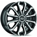 MSW 48 6,5x16 6x120 ET50 gloss black polished – Hledejceny.cz