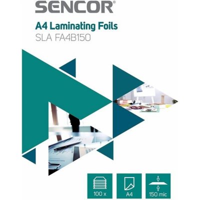 SLA FA4B150 Fólie A4 150mic 100ks SENCOR – Zboží Živě