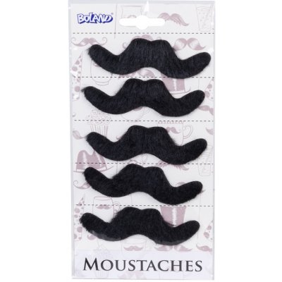 Folat Kníry černé 6 ks – Zboží Mobilmania