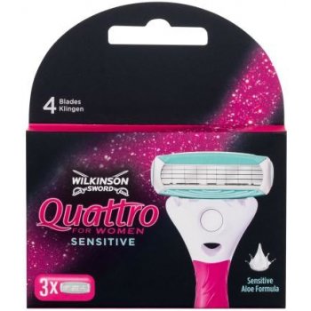 Wilkinson Sword Quattro for Women Sensitive 3 ks