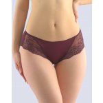 Gina kalhotky francouzské šité bokové s krajkou jednobarevné La Femme 2 14139P černá – Zboží Mobilmania