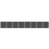 Branka Prolenta Maison Exclusive Set plotového dílce WPC 1391 x 186 cm černý