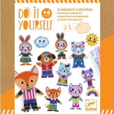 DJECO DIY Magnety k dotvoření Funky family – Hledejceny.cz