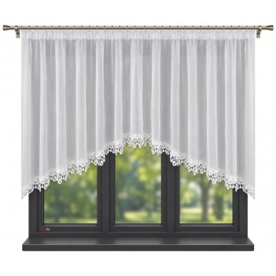 BytoTex Dekorační krátká záclona s řasící páskou LG284, 400x120 cm – Hledejceny.cz