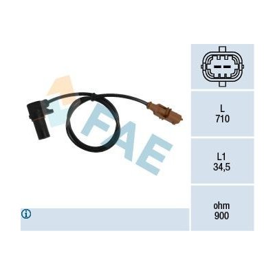 Generátor impulsů, klikový hřídel FAE 79077 – Hledejceny.cz