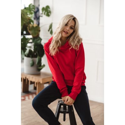 Kojící mikina Milk Please Red – Zboží Dáma