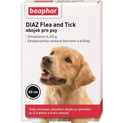 Beaphar Obojek antipar. pes DIAZ Flea&Tick 65cm 1 ks – Zbozi.Blesk.cz