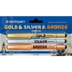 Centropen 2670/3 M sada zlatá stříbrná bronzová – Zboží Dáma