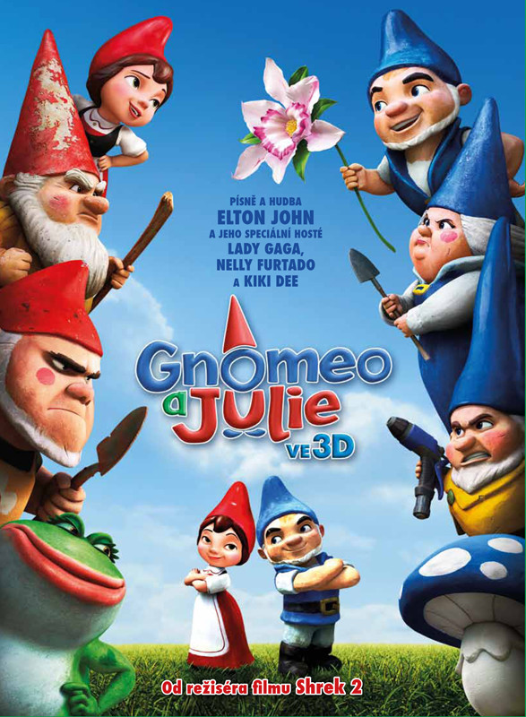 Gnomeo a Julie 2D+3D DVD