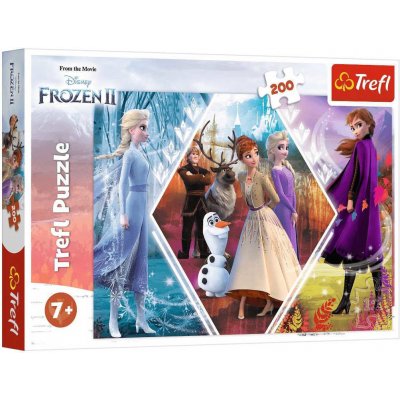 Trefl Ledové království 2/Frozen 2 48 x 34 cm v krabici 33 x 23 x 4 cm 200 dílků – Zbozi.Blesk.cz