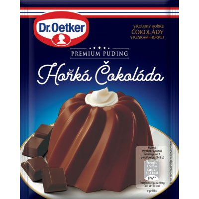 Dr. Oetker Premium puding Hořká čokoláda 52 g – Hledejceny.cz