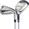 Golfový set Ping G Le3 Combo dámský set holí pravé PING ULT250i, grafit, Black, 6H, 7PS (6 holí) Ladies-Lite