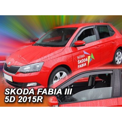 ŠKODA FABIA III-PLEXI OFUKY OKEN HEKO - PŘEDNÍ (2 ks) 28342 – Zboží Mobilmania