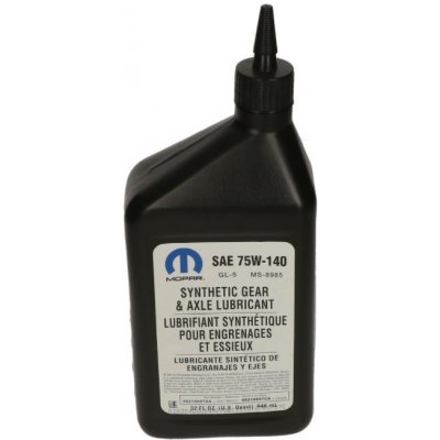 Mopar Synthetic Gear & Axle Lubricant GL-5 75W-140 1 l – Zboží Mobilmania