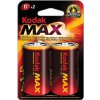 Baterie primární KODAK MAX D 2ks 30952843