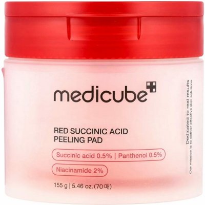 Medicube Red Succinic Acid peeling Pad 70pcs/155g – Zboží Dáma