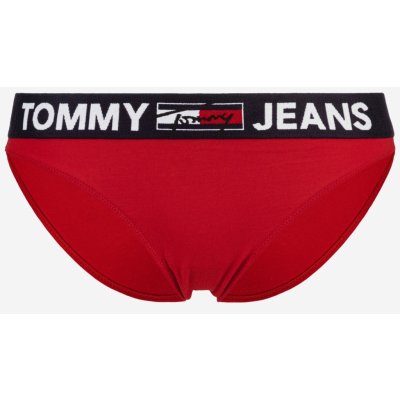 Tommy Hilfiger BIKINI Dámské kalhotky Červená Bílá Černá