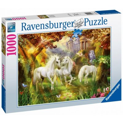 Ravensburger Jednorožci v lese 1000 dílků – Zboží Mobilmania